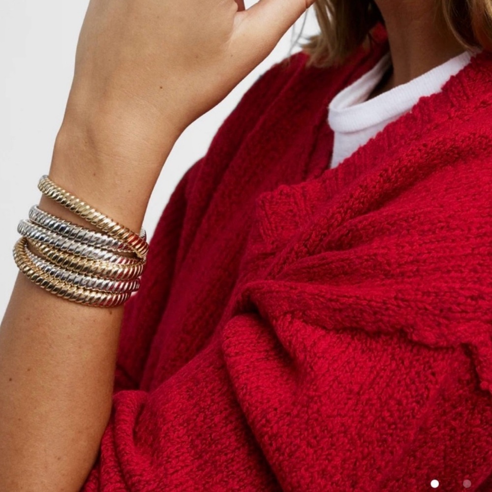ROXANNE ASSOULIN The Double Cobra Bracelet in Mixed Metal